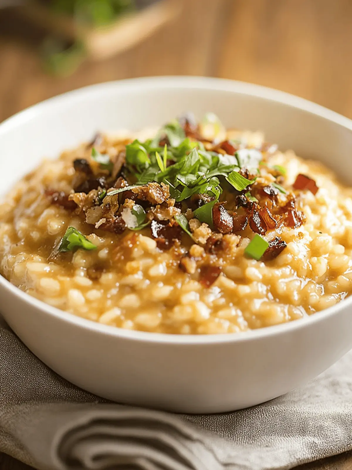 Unglaubliches Ultimatives Kürbisrisotto mit Speck & Parmesan