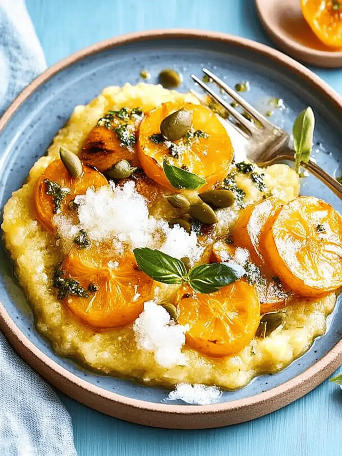 Kürbis Polenta