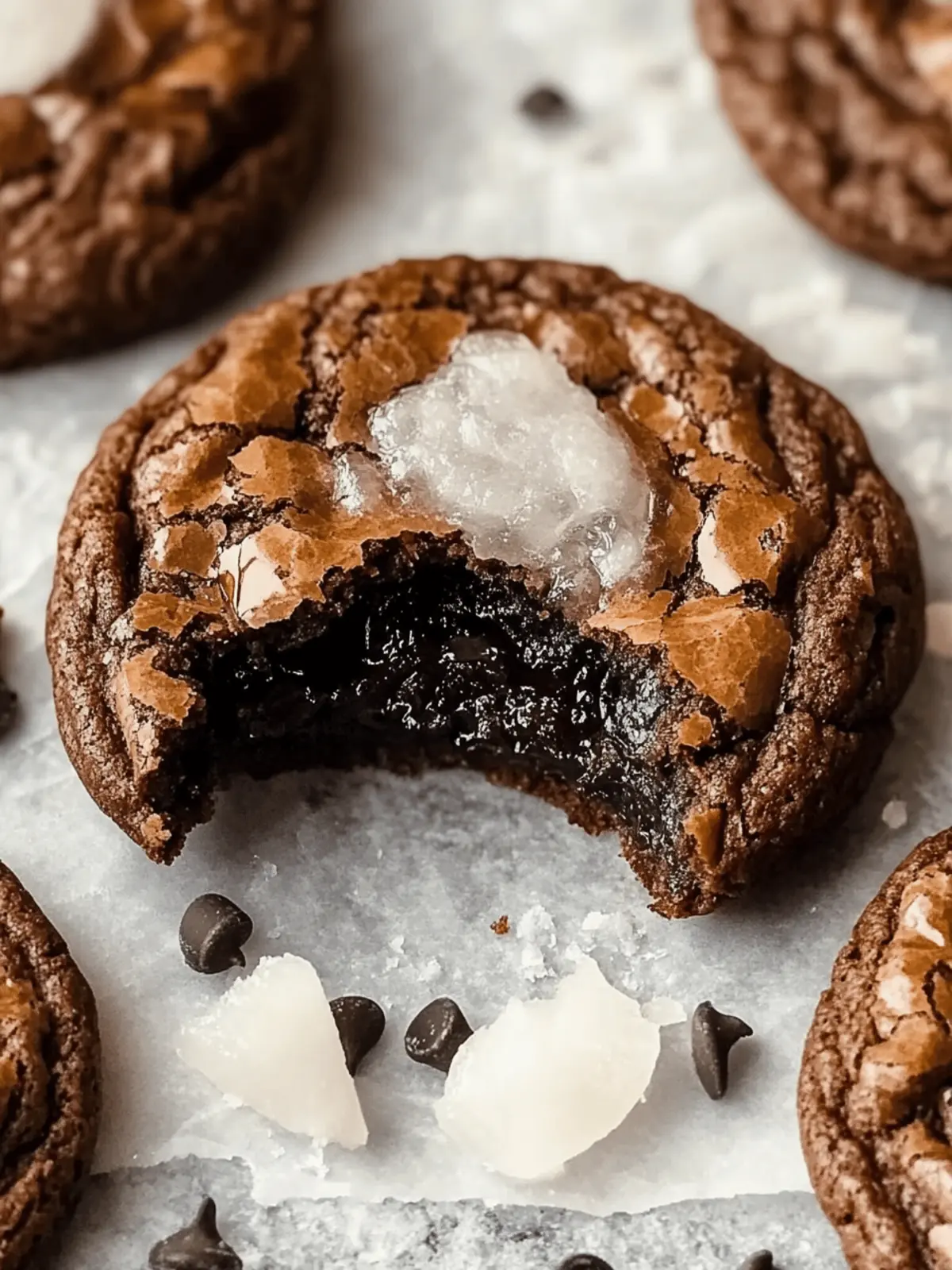 Fudgy Schokoladenbrownie-Kekse