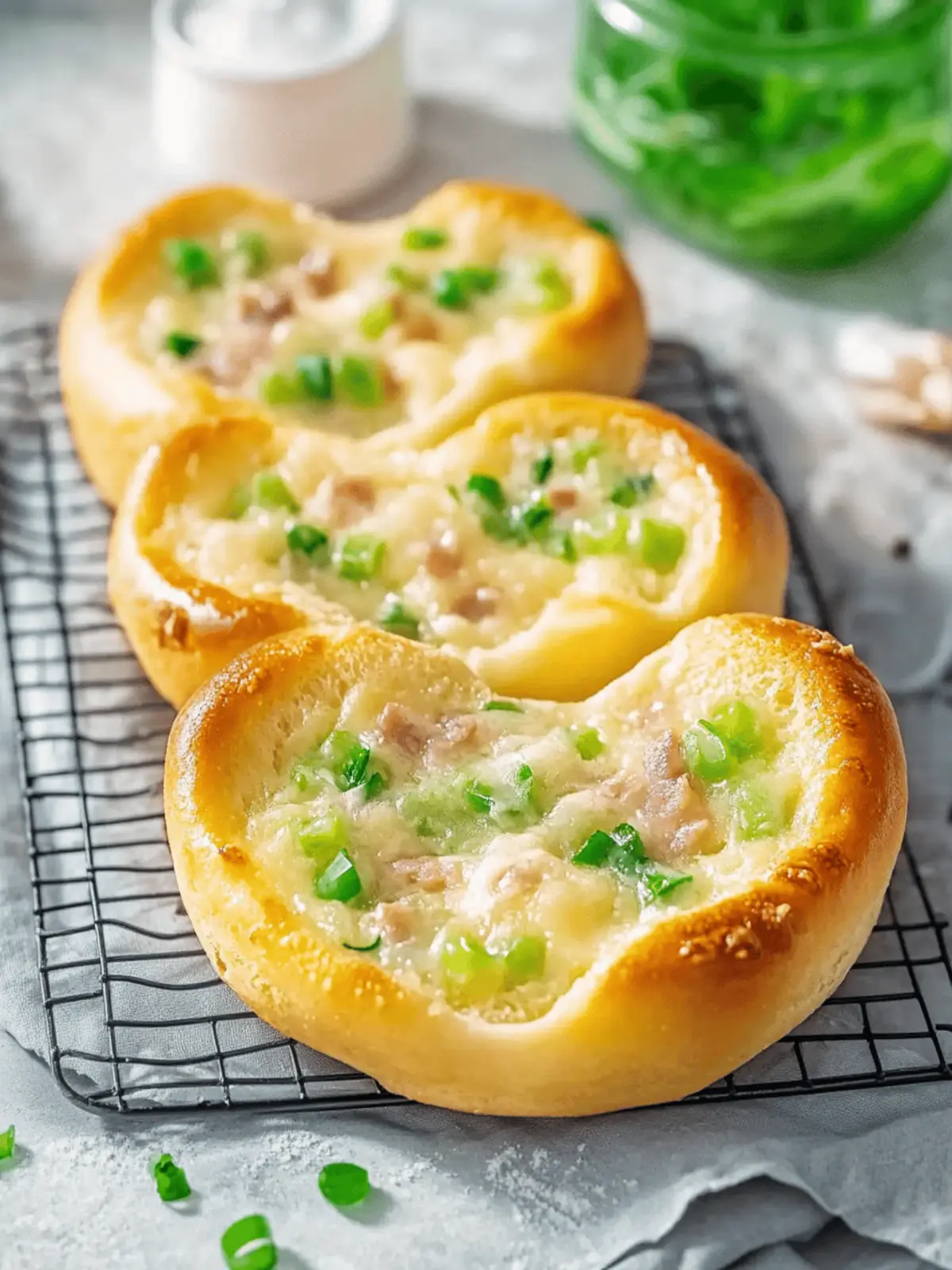 Überbackene Brezeln mit Schinken und Käse
