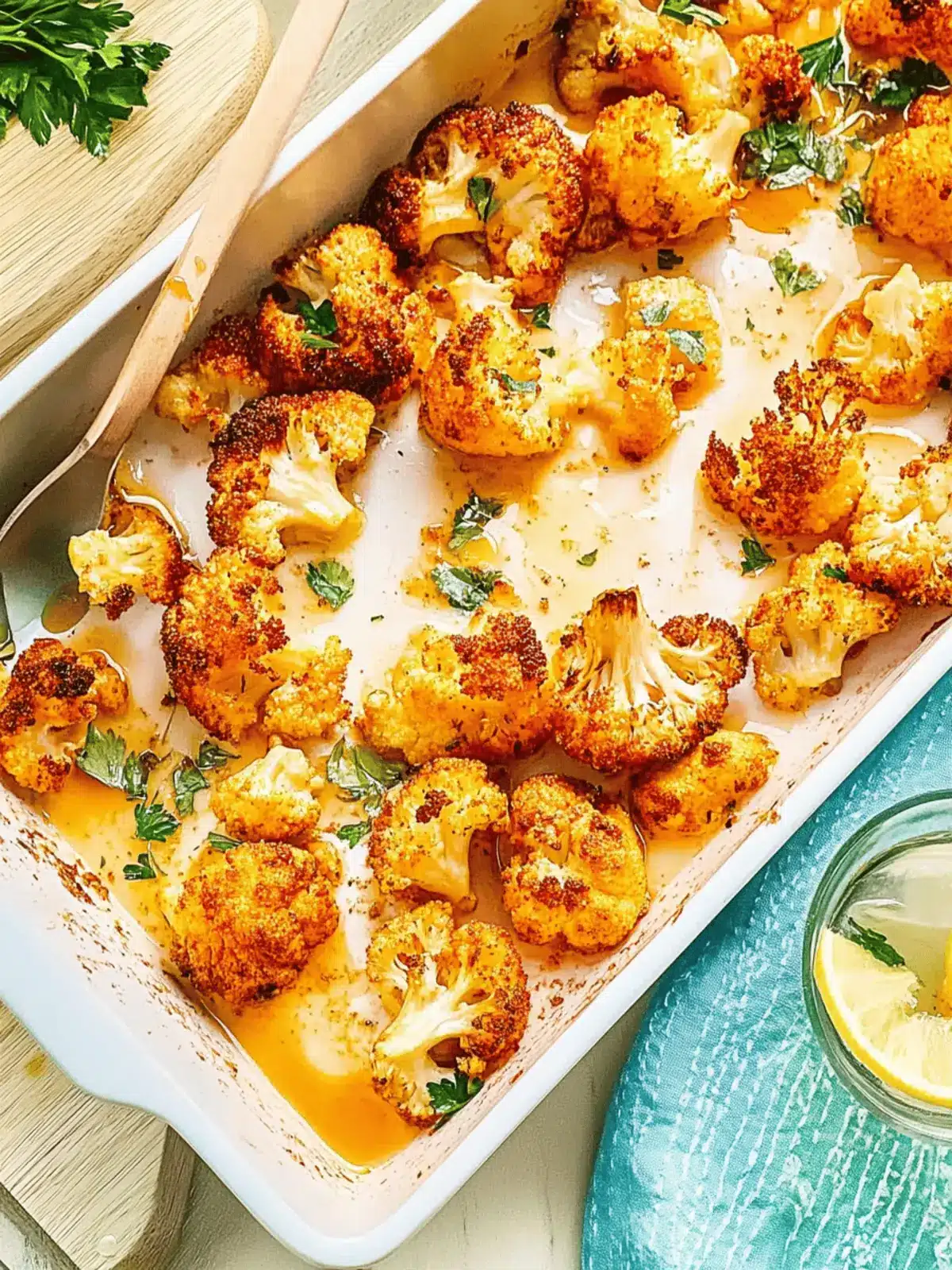 Spicy cauliflower from the oven