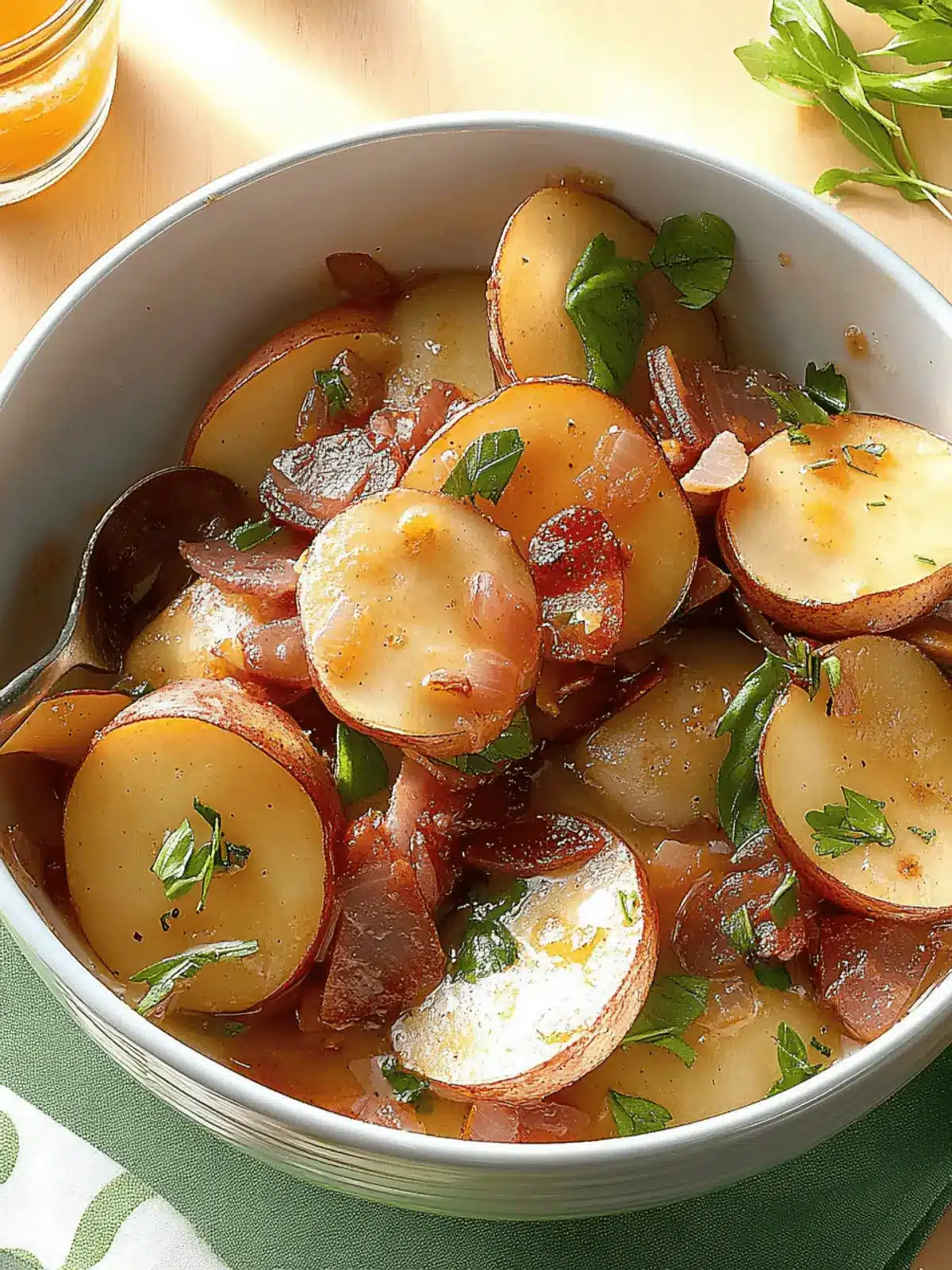 Slow-Cooker Deutscher Kartoffelsalat