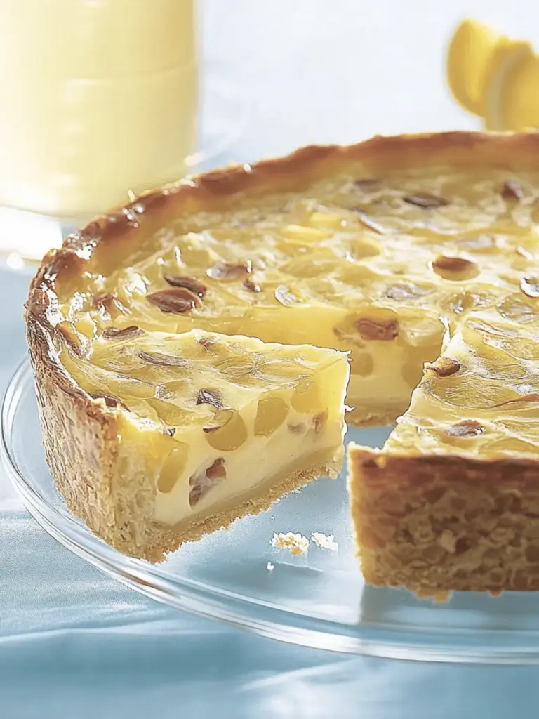 Juicy onion cake with yeast dough