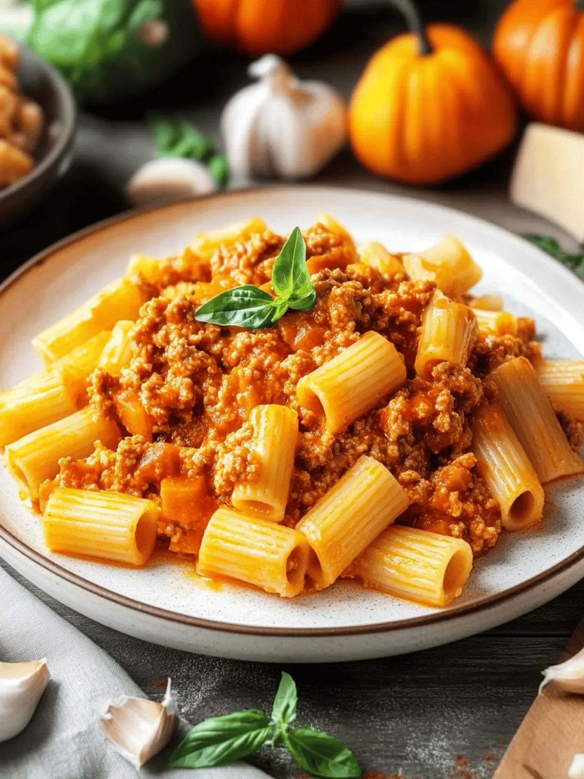 Kürbis Bolognese