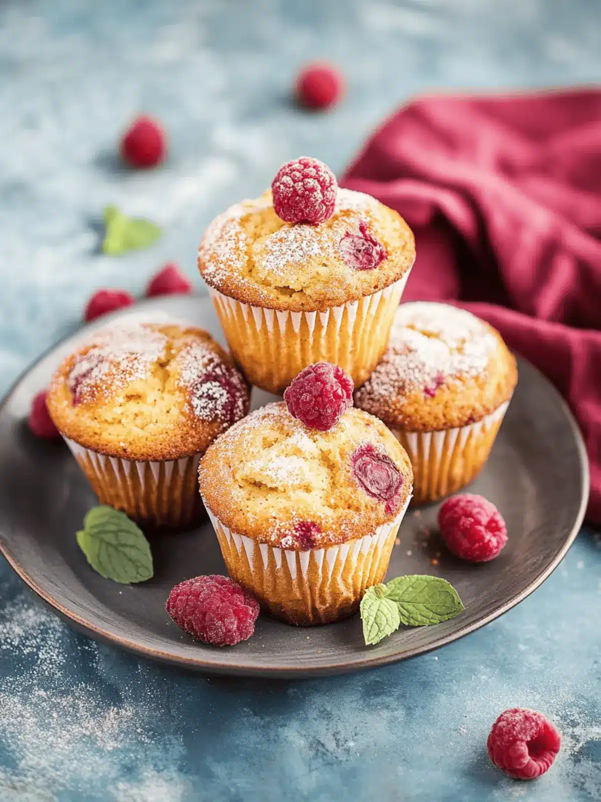 Himbeer-Muffins mit weißer Schokolade ganz einfach backen 4 Himbeer-Muffins mit weißer Schokolade Leckereien backen