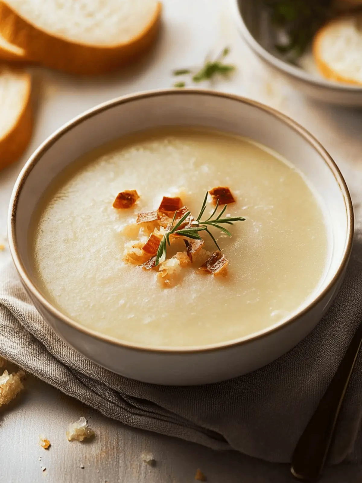 Einfache Kartoffelsuppe