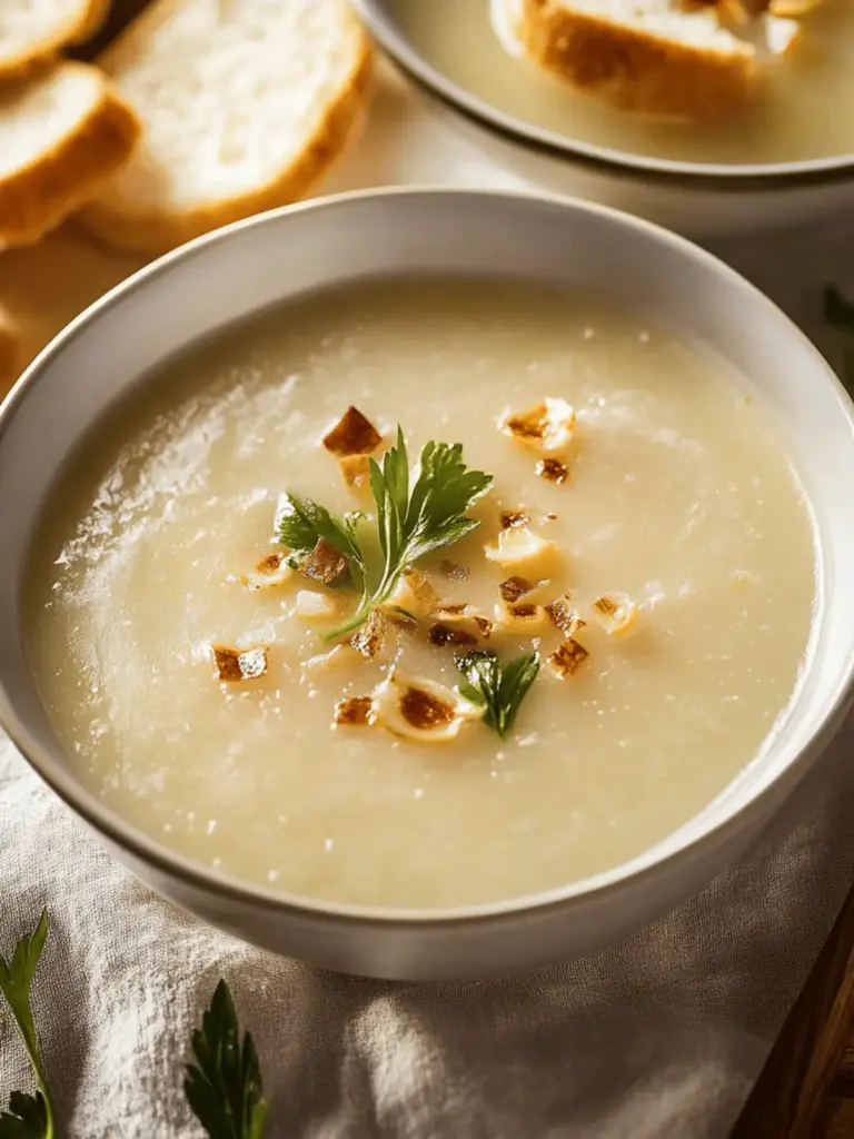 Einfache Kartoffelsuppe
