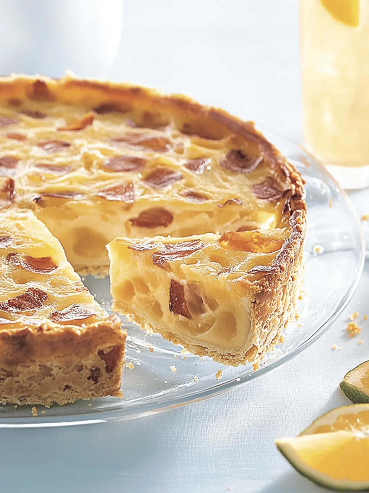 Saftiger Zwiebelkuchen mit Hefeteig für den Herbst 2 Juicy onion cake with yeast dough