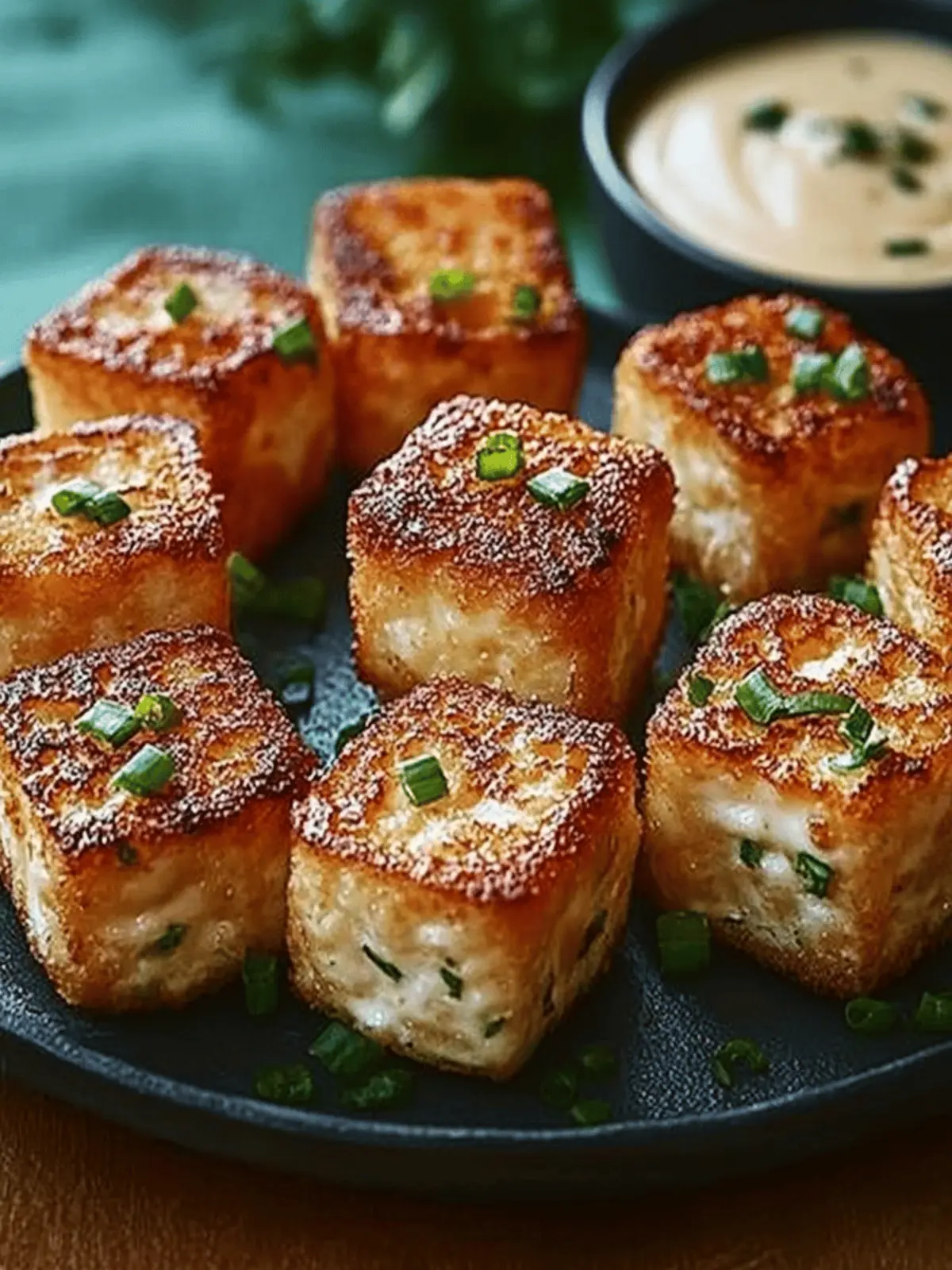 Knusprige Tofu Nuggets: Einfach vegan genießen 4 Knusprige Tofu Nuggets