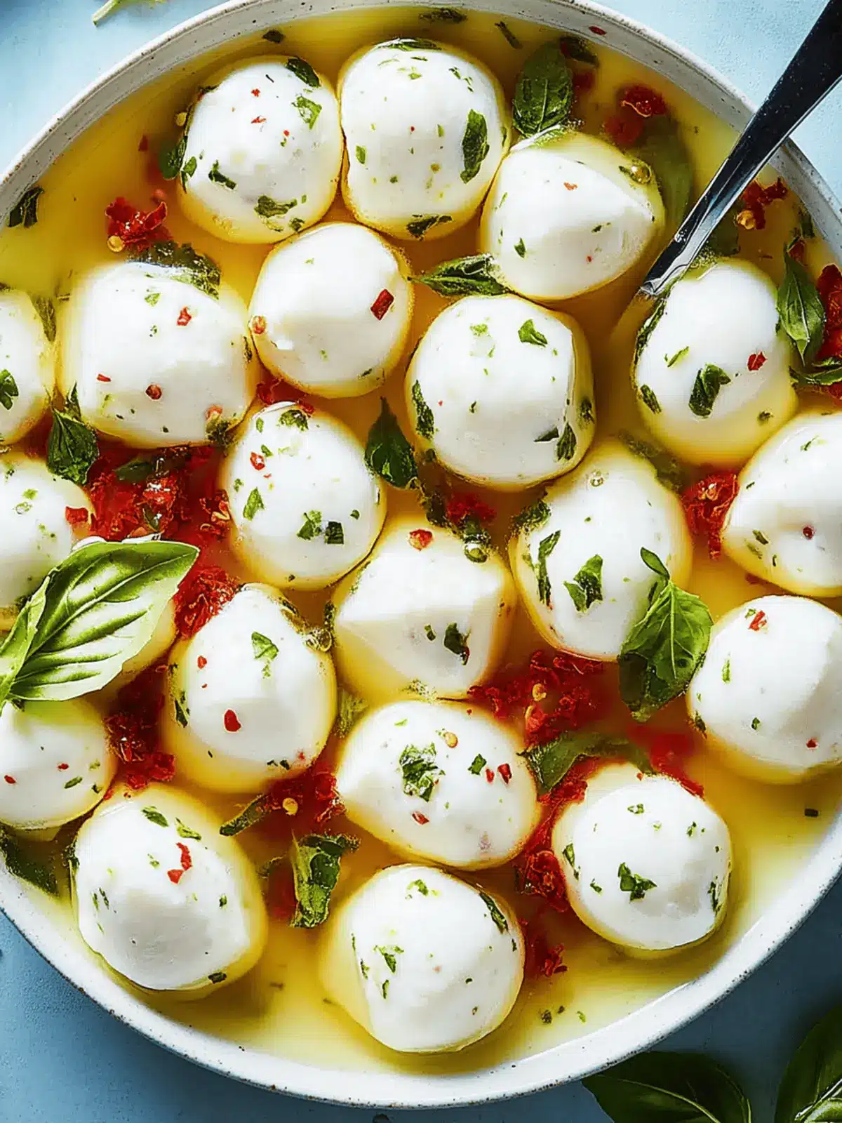 Fröhliche Mozzarella-Bällchen für jede Feier 3 Fröhliche Mozzarella-Bällchen