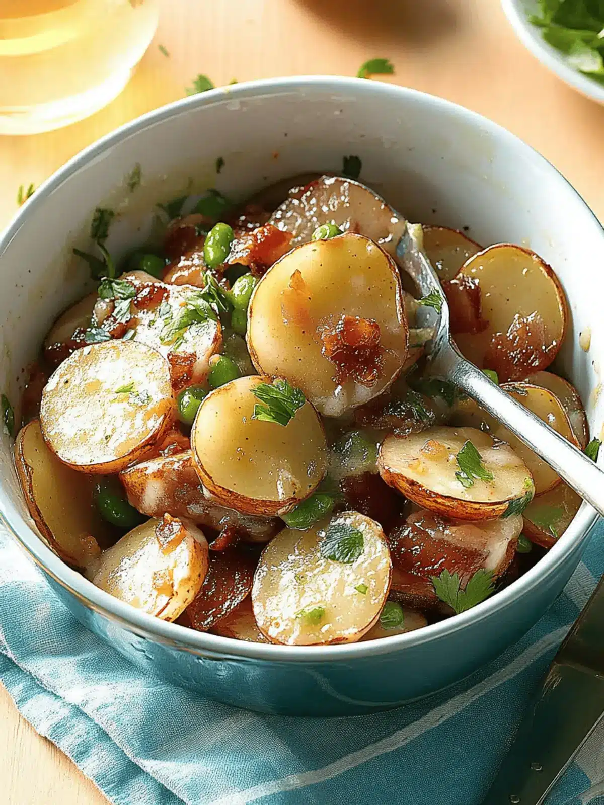 Slow-Cooker Deutscher Kartoffelsalat