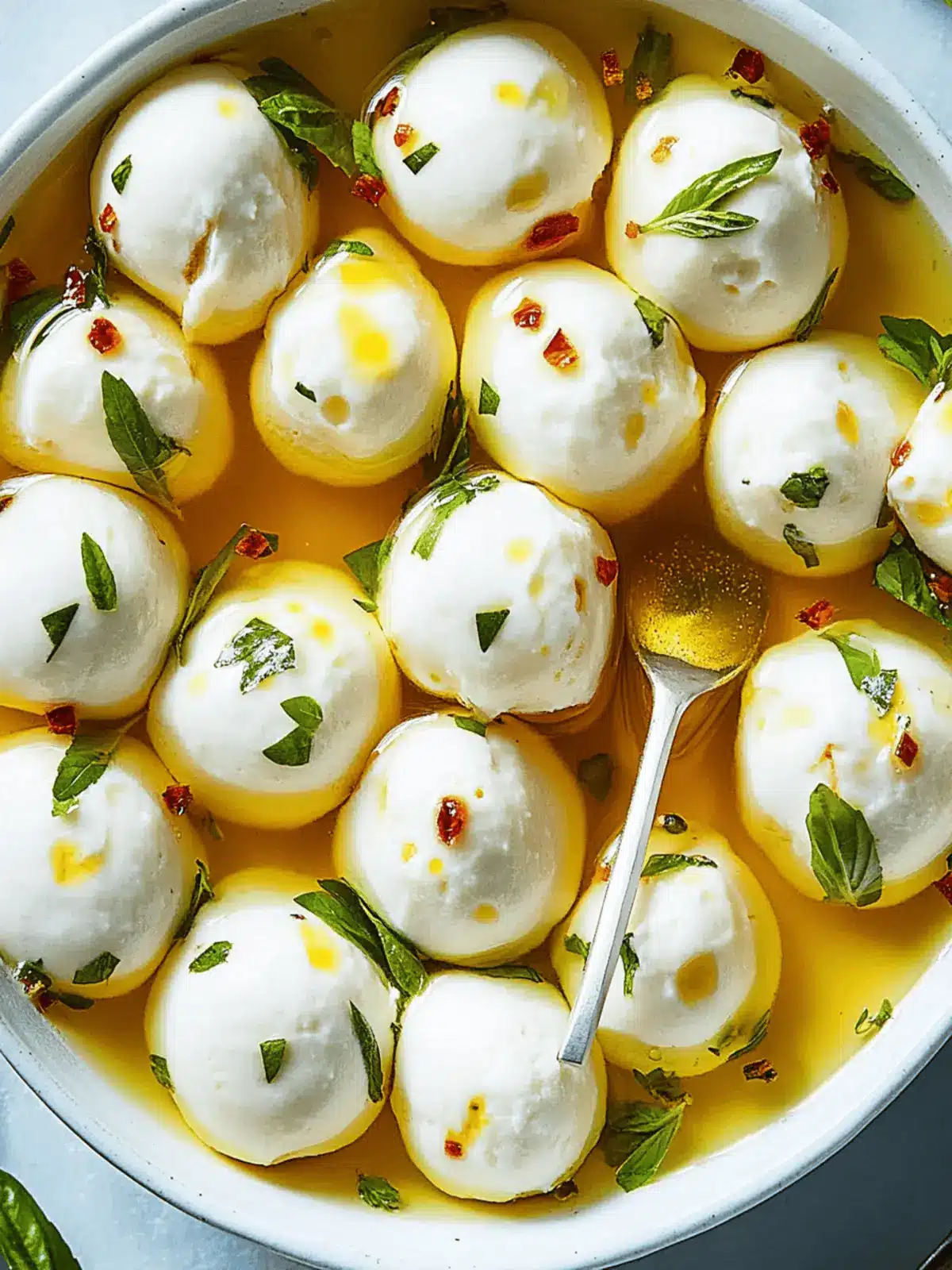 Fröhliche Mozzarella-Bällchen für jede Feier 2 Fröhliche Mozzarella-Bällchen