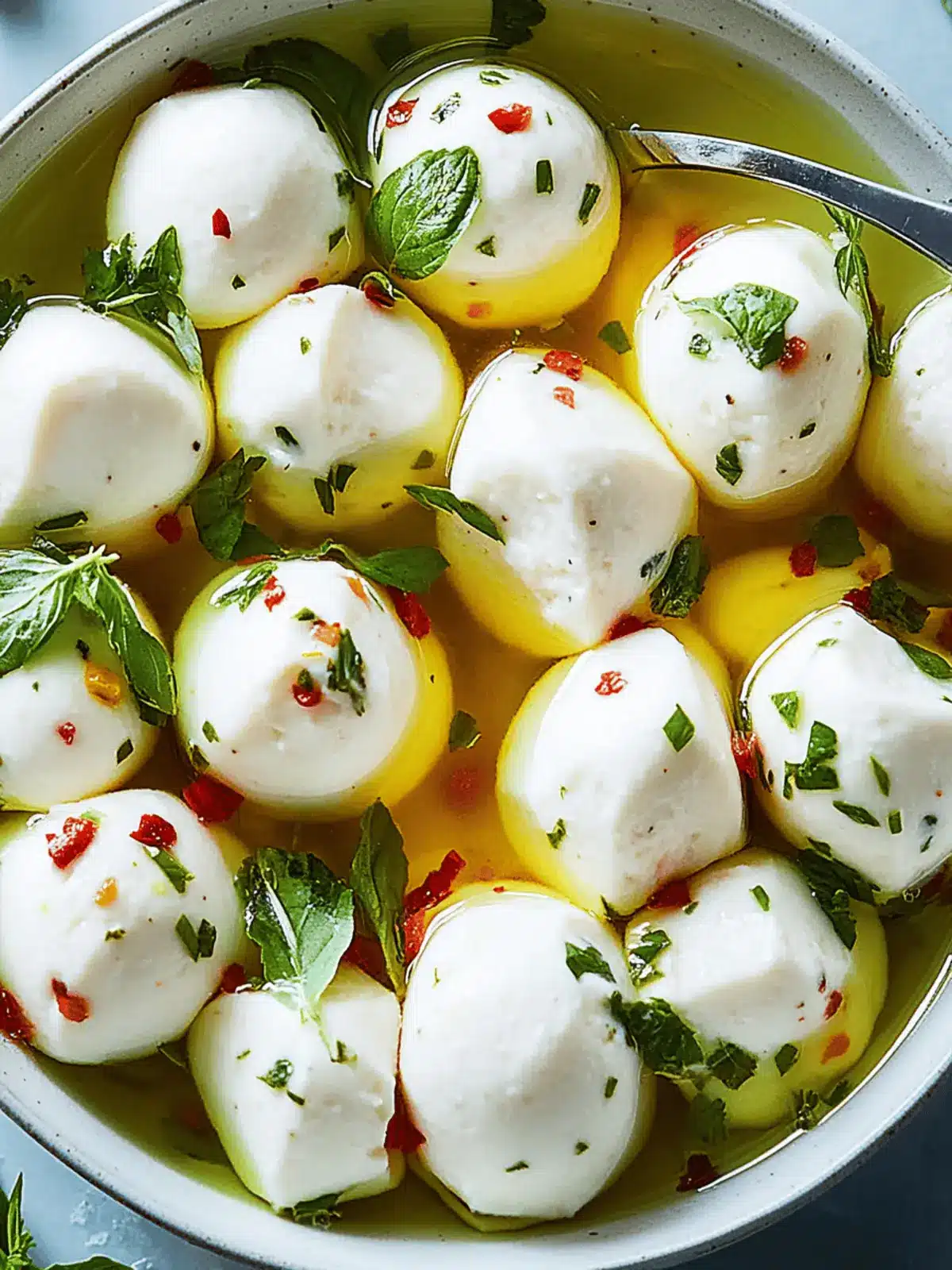 Fröhliche Mozzarella-Bällchen für jede Feier 4 Fröhliche Mozzarella-Bällchen