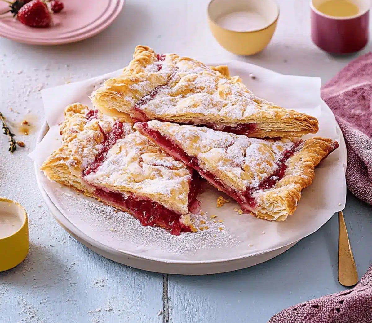 Kirschtaschen aus der Heißluftfritteuse ganz einfach