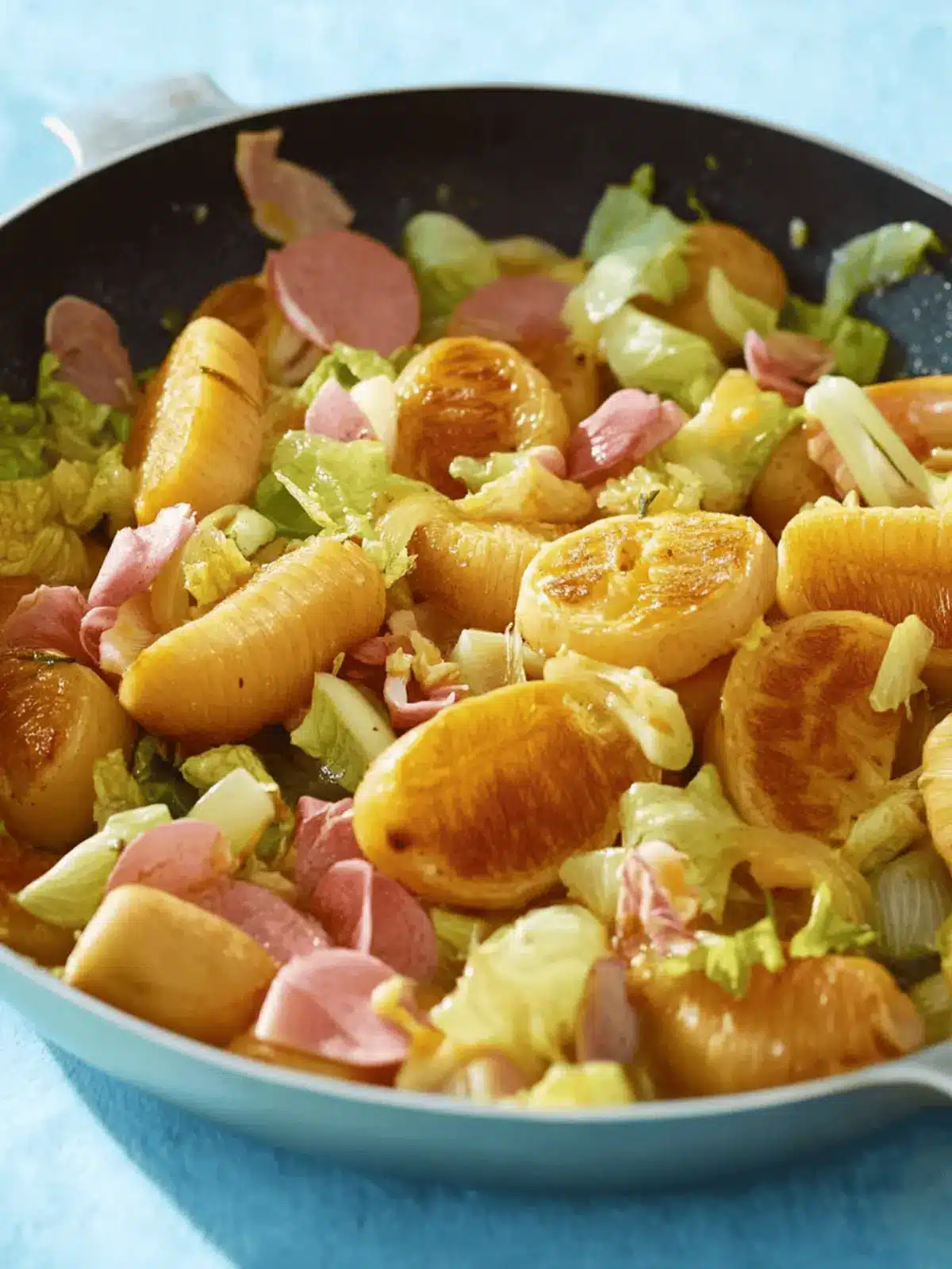 Gnocchi-Spitzkohl-Pfanne