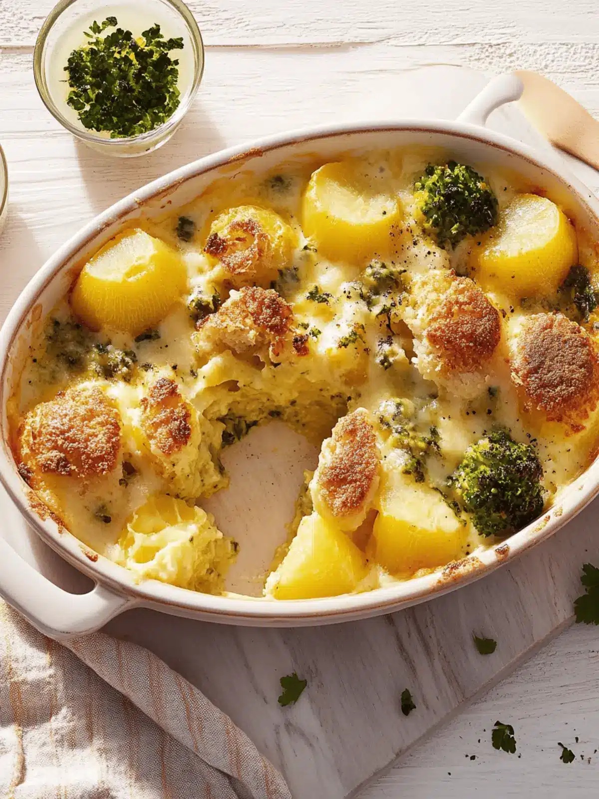 Rosenkohl-Kartoffel-Auflauf