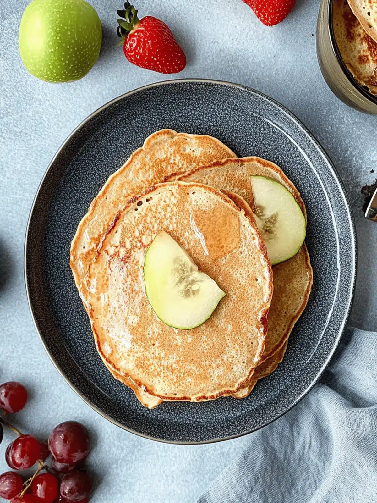 Quark-Apfel-Pfannkuchen für einen genialen Start 5 Quark-Apfel-Pfannkuchen