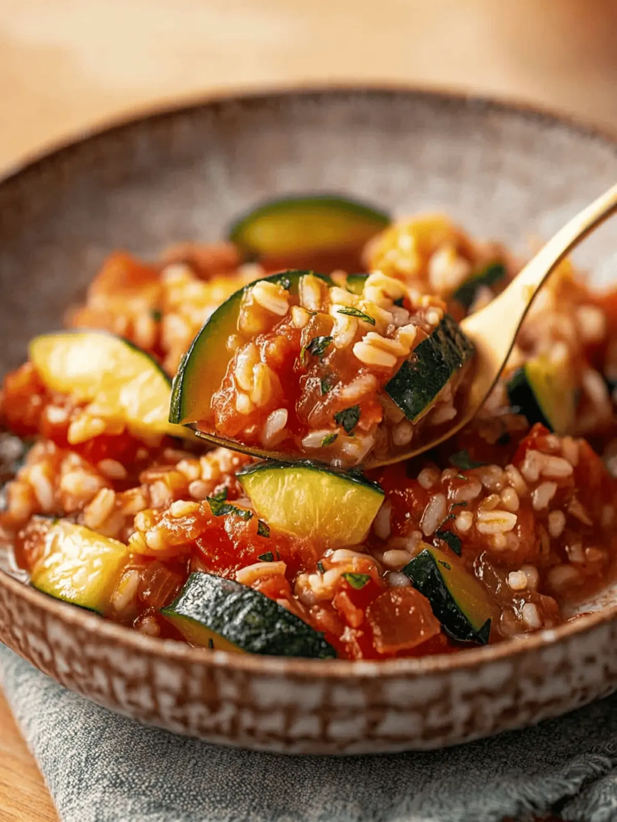 Cremiger Tomaten-Zucchini-Reis für jeden Anlass 3 Cremiger Tomaten-Zucchini-Reis