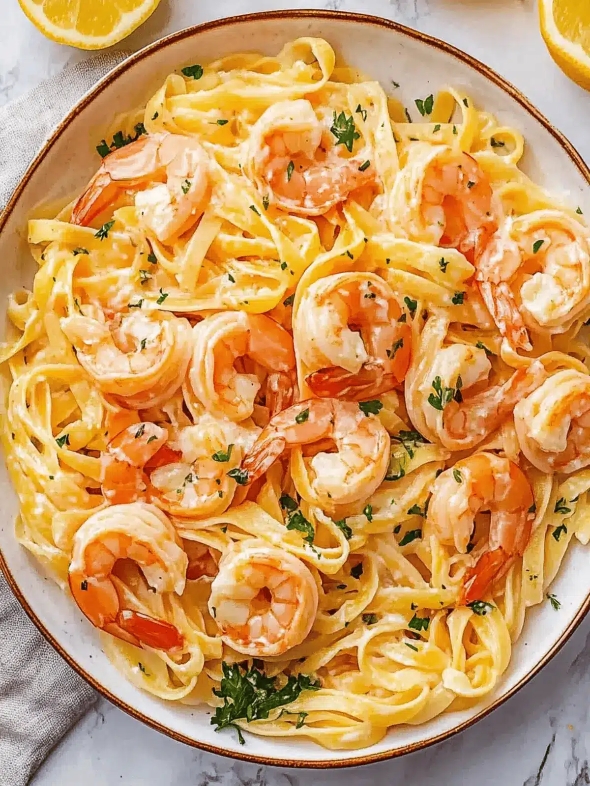 Knoblauchbutter Garnelen Pasta für schnelle Sommerabende 5 Knoblauchbutter Garnelen Pasta