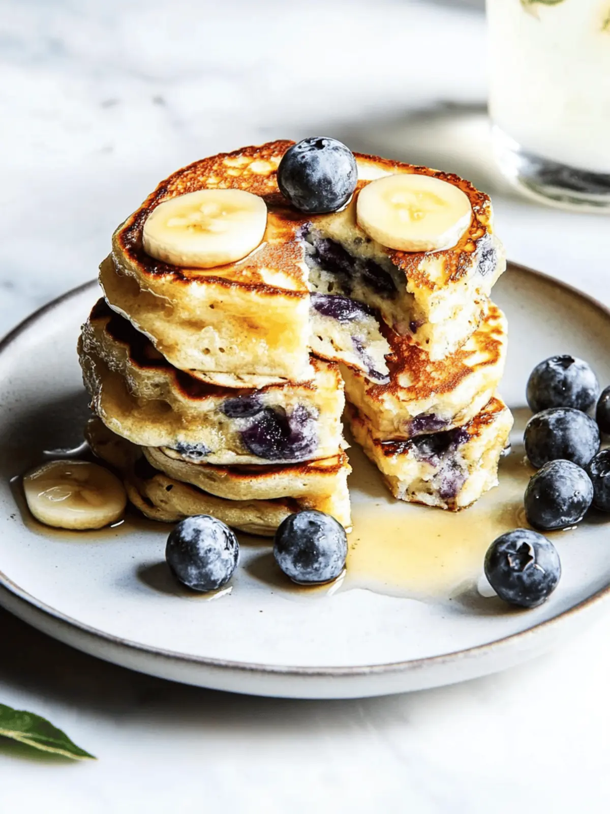 Heidelbeer Buttermilch Pfannkuchen