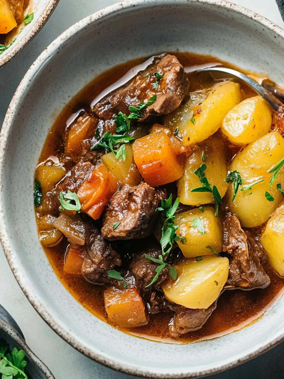 Omas einfacher Rindereintopf mit Kartoffeln und Möhren 5 Omas einfacher Rindereintopf mit Kartoffeln und Möhren