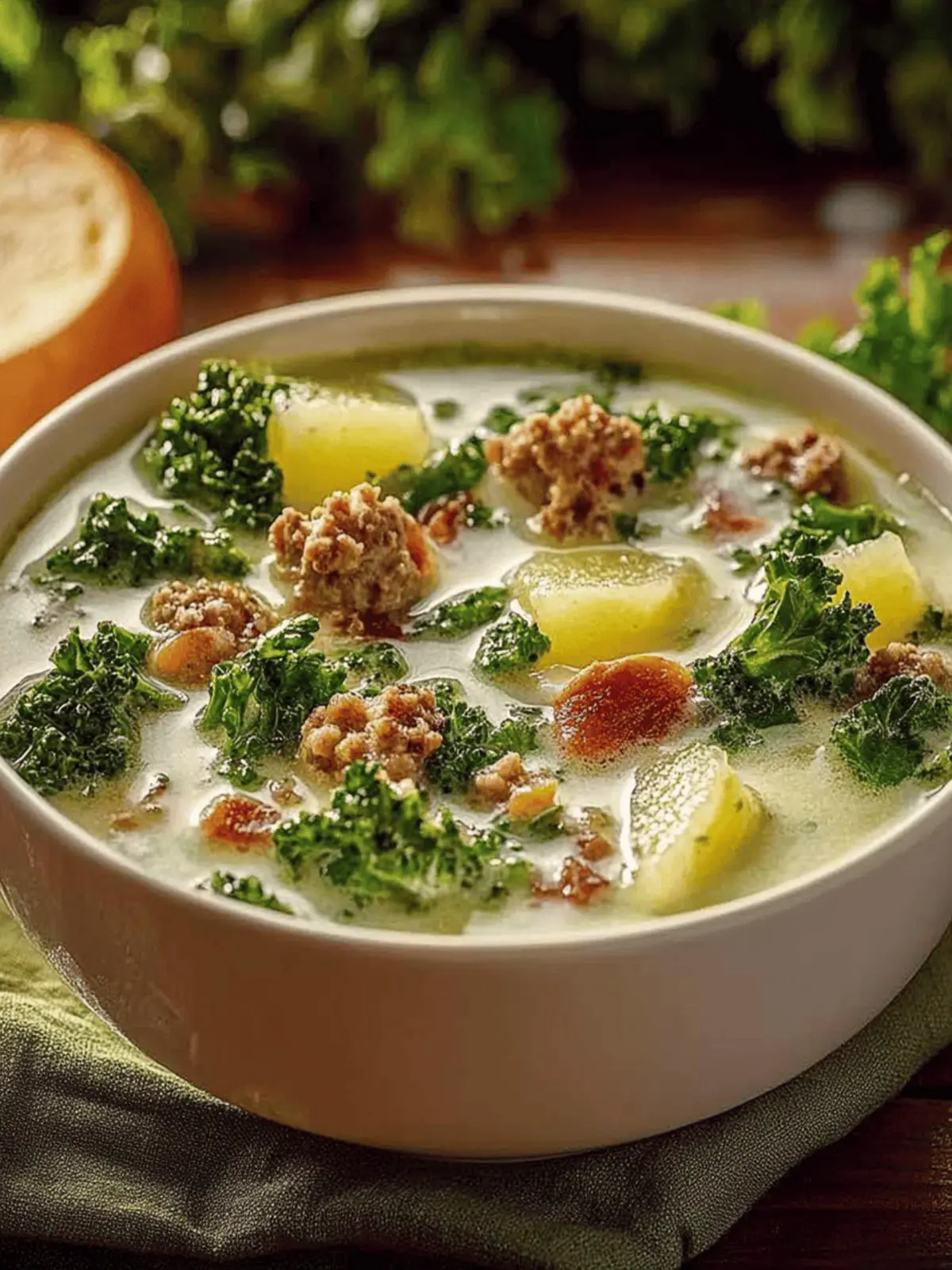 Herzhafte Grünkohl-Hack-Suppe mit Apfel für kalte Tage 5 Herzhafte Grünkohl-Hack-Suppe mit Apfel