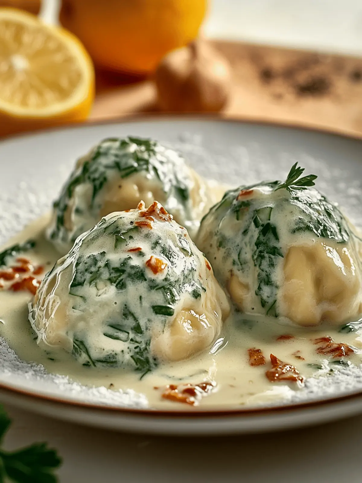 Walnuss-Spinatknödel für gemütliche Abende 5 Walnuss-Spinatknödel