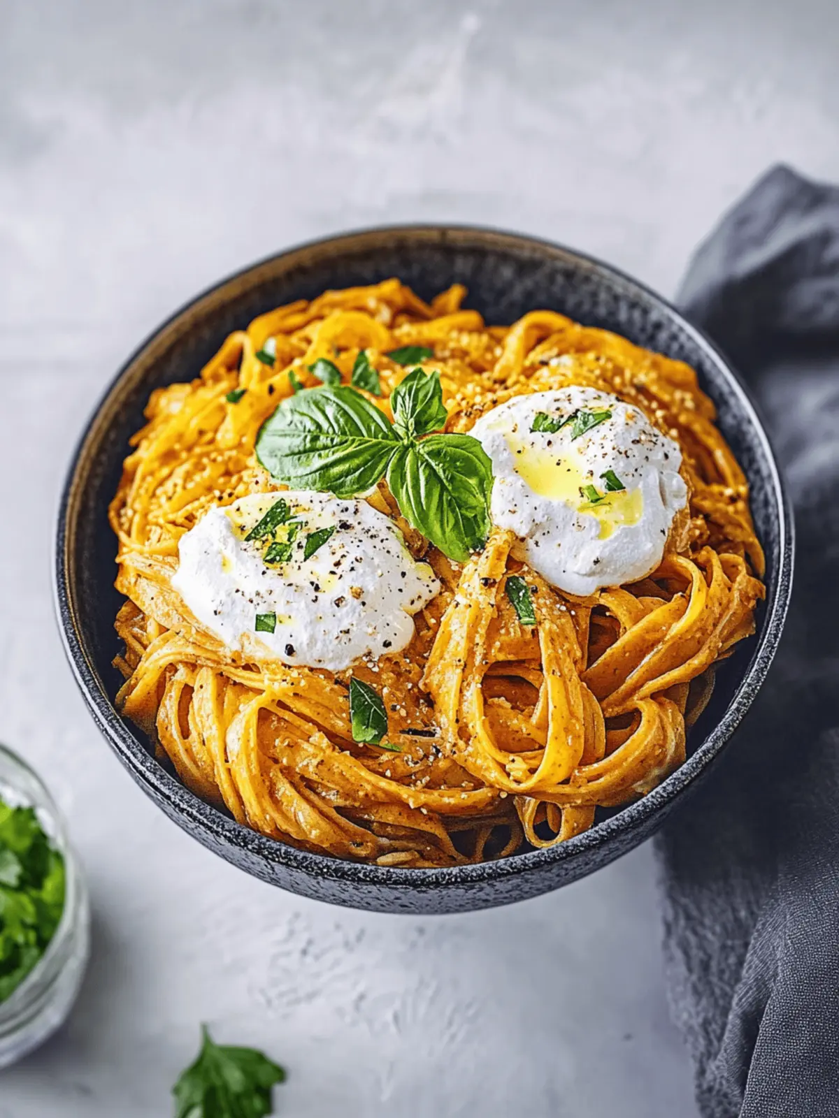 Tomaten-Burrata-Pasta: Cremig und schnell gekocht 3 Tomaten-Burrata-Pasta