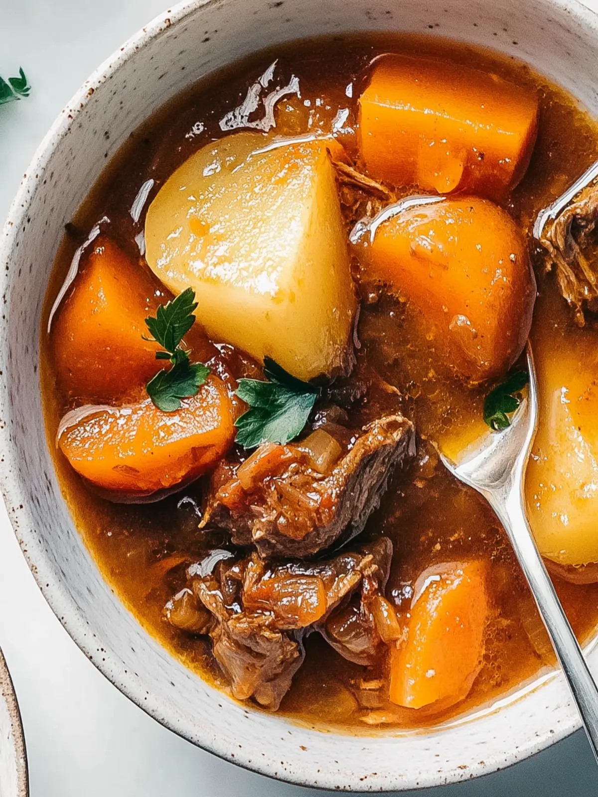 Omas einfacher Rindereintopf mit Kartoffeln und Möhren 4 Omas einfacher Rindereintopf mit Kartoffeln und Möhren