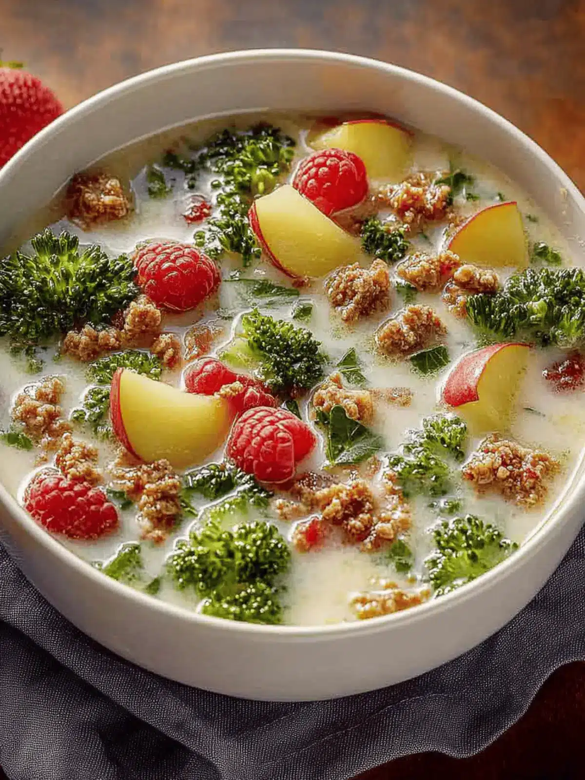 Herzhafte Grünkohl-Hack-Suppe mit Apfel für kalte Tage 3 Herzhafte Grünkohl-Hack-Suppe mit Apfel