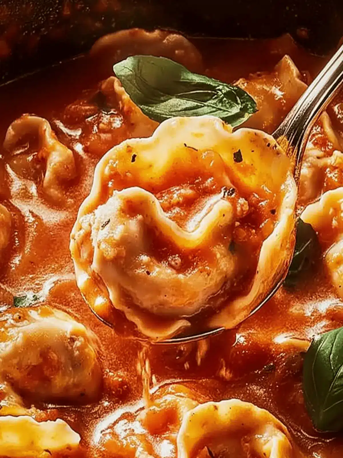Cremige Tomaten Tortellini Suppe für wohlige Abende 3 Cremige Tomaten Tortellini Suppe