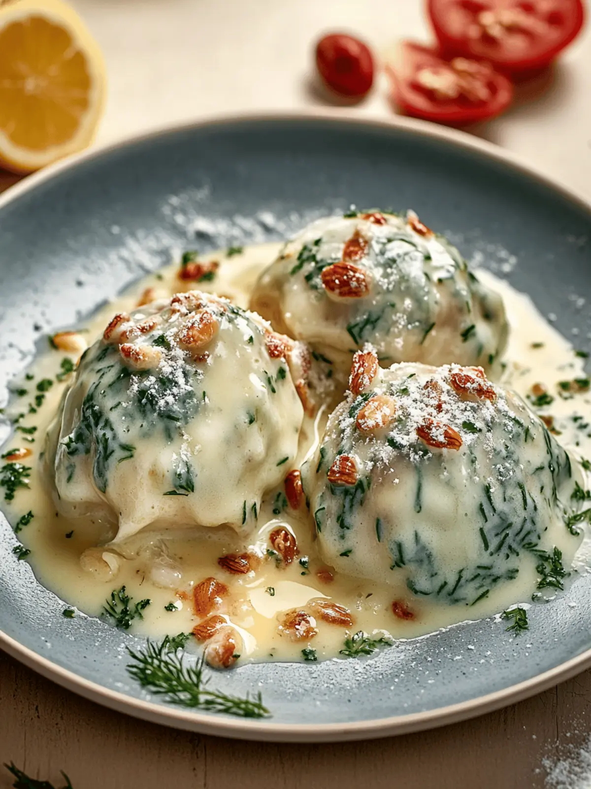 Walnuss-Spinatknödel für gemütliche Abende 4 Walnuss-Spinatknödel