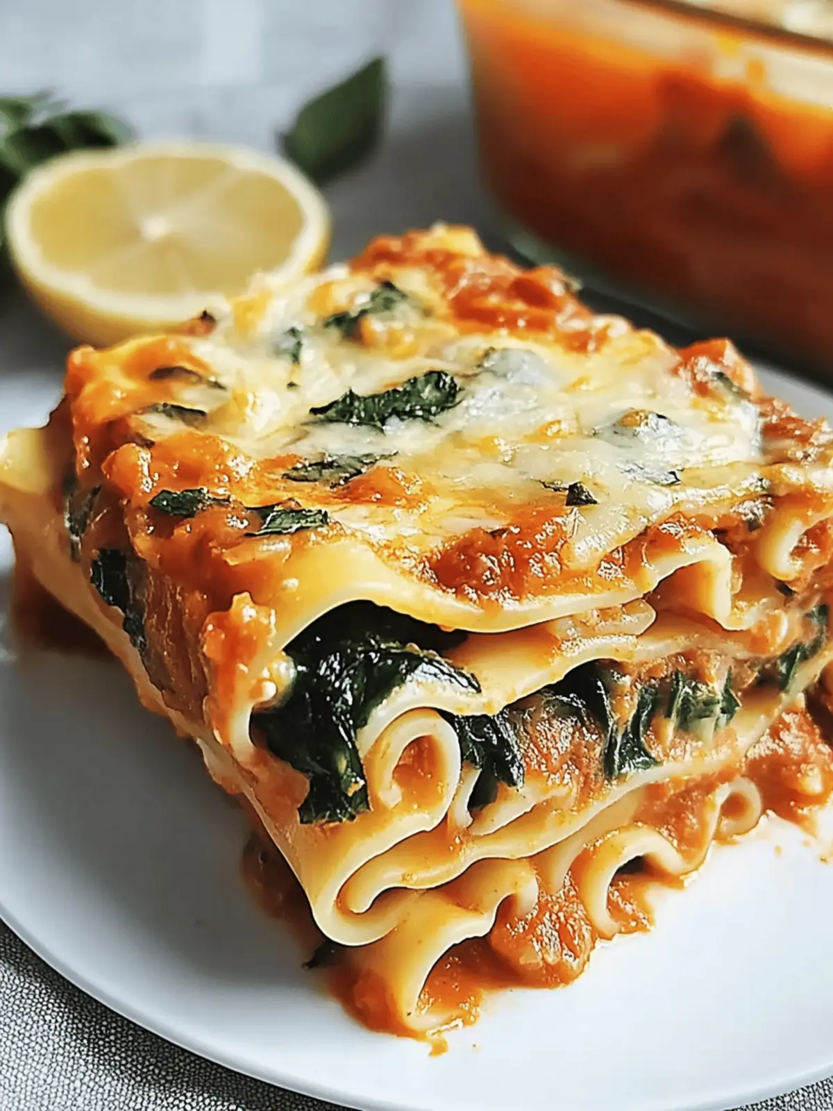 Vegane Lasagne Rollen mit Hummus und Spinat 2 Vegane Lasagne Rollen