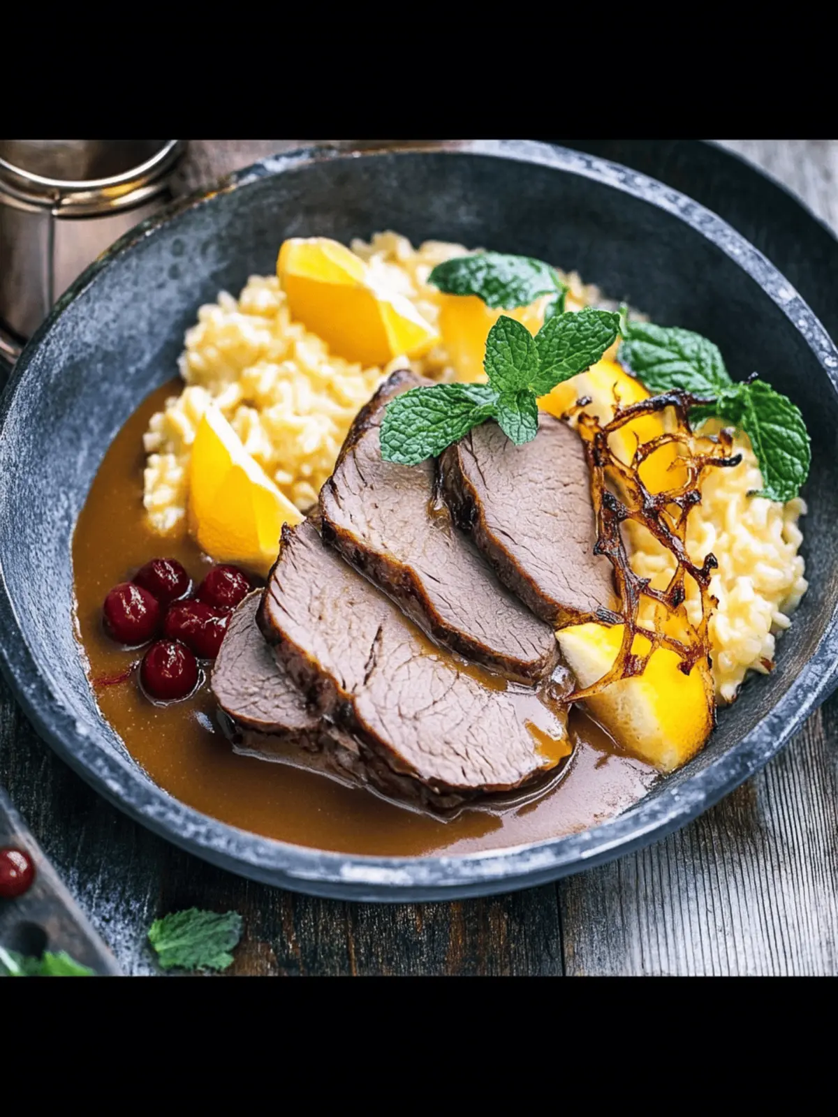 Saftiger Schmorbraten mit viel Sauce