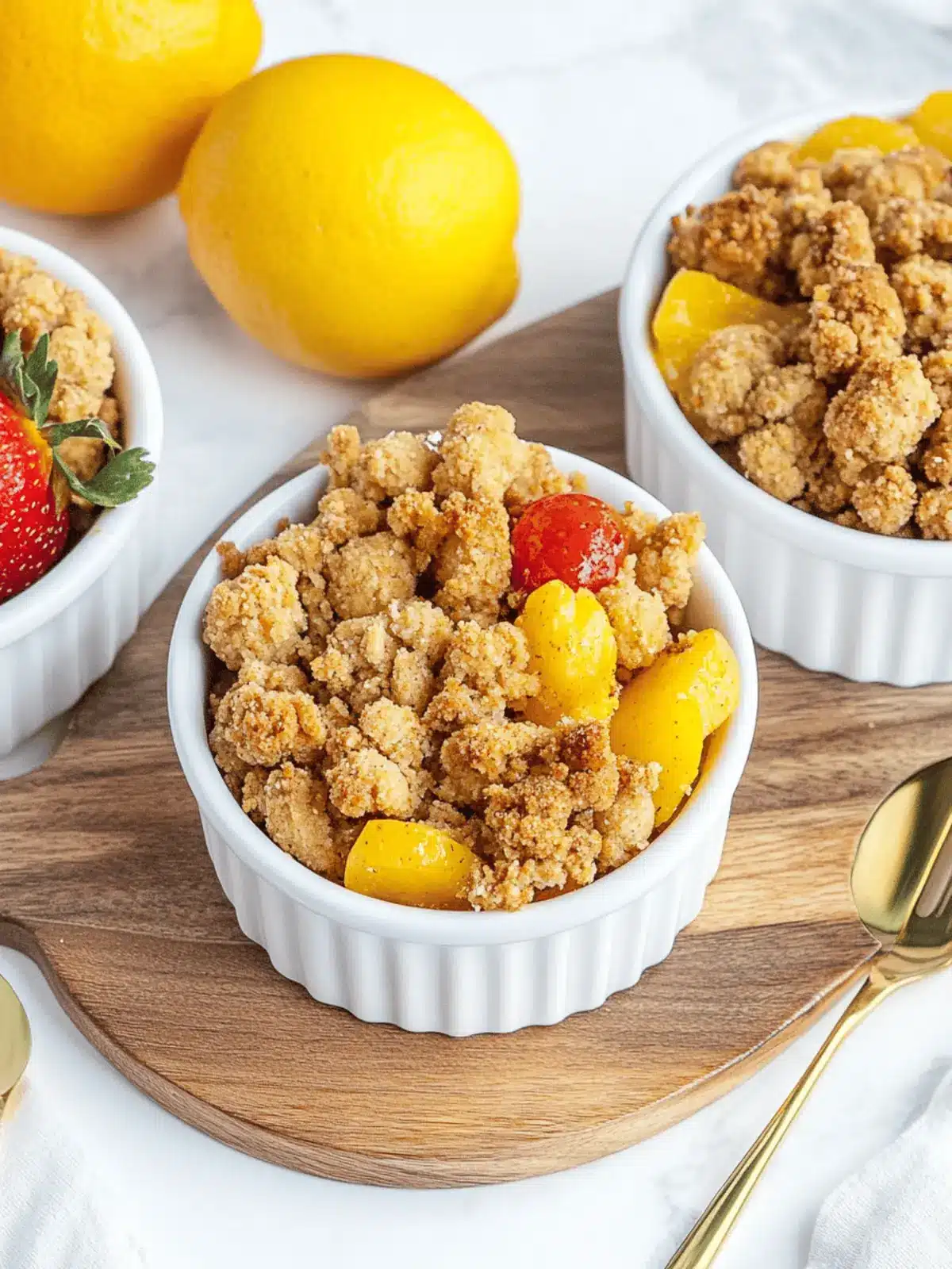 Fruchtiger Quitten-Crumble für gemütliche Abende 5 Fruchtiger Quitten-Crumble