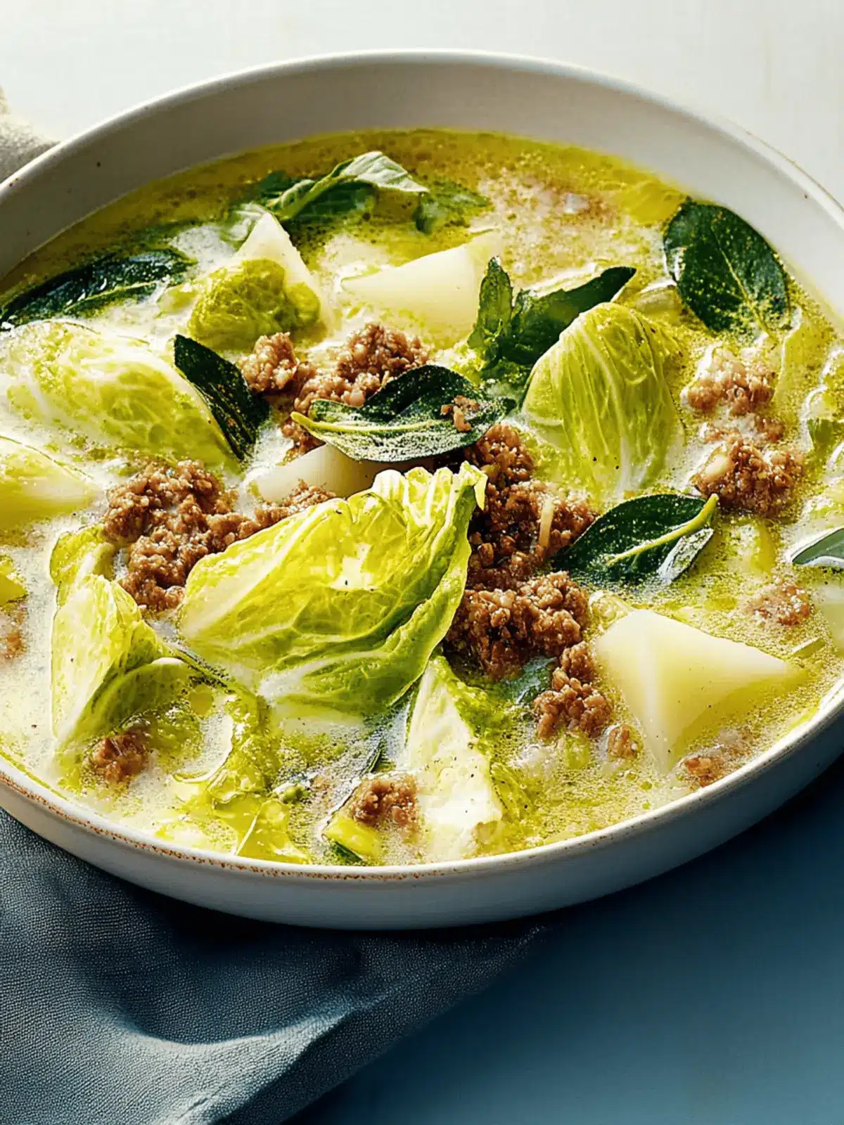 Käse Lauch Suppe Hackfleisch - Cremig und Herzhaft 3 Käse Lauch Suppe Hackfleisch