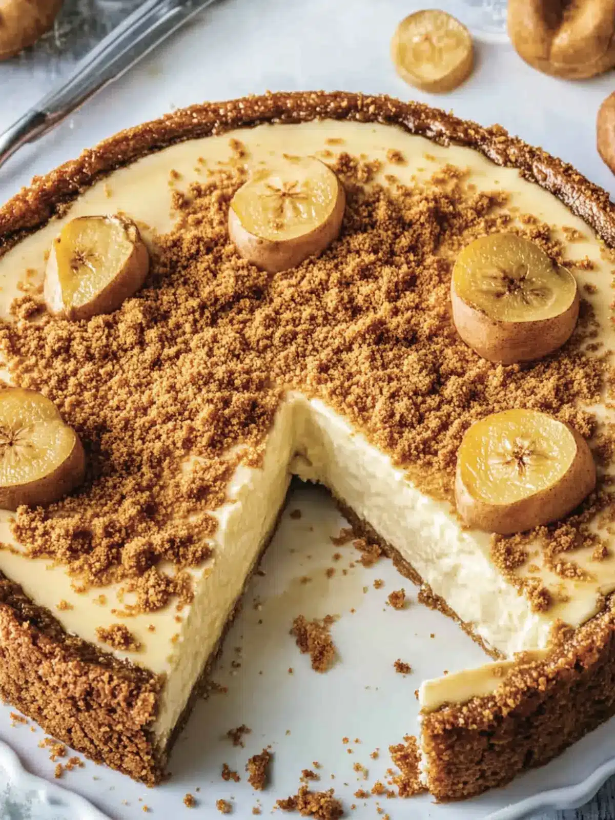 Spekulatius-Käsekuchen mit Streuseln für die Weihnachtszeit 3 Spekulatius-Käsekuchen mit Keksboden & Streuseln