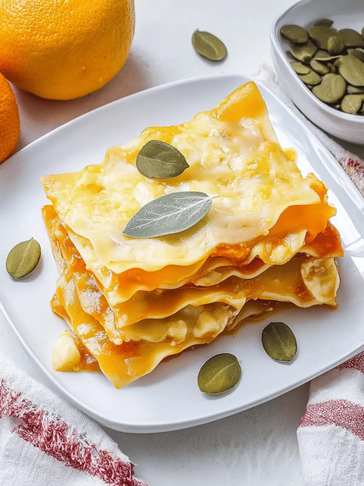 Kürbislasagne: Herzhafter Genuss für die ganze Familie 2 Kürbislasagne