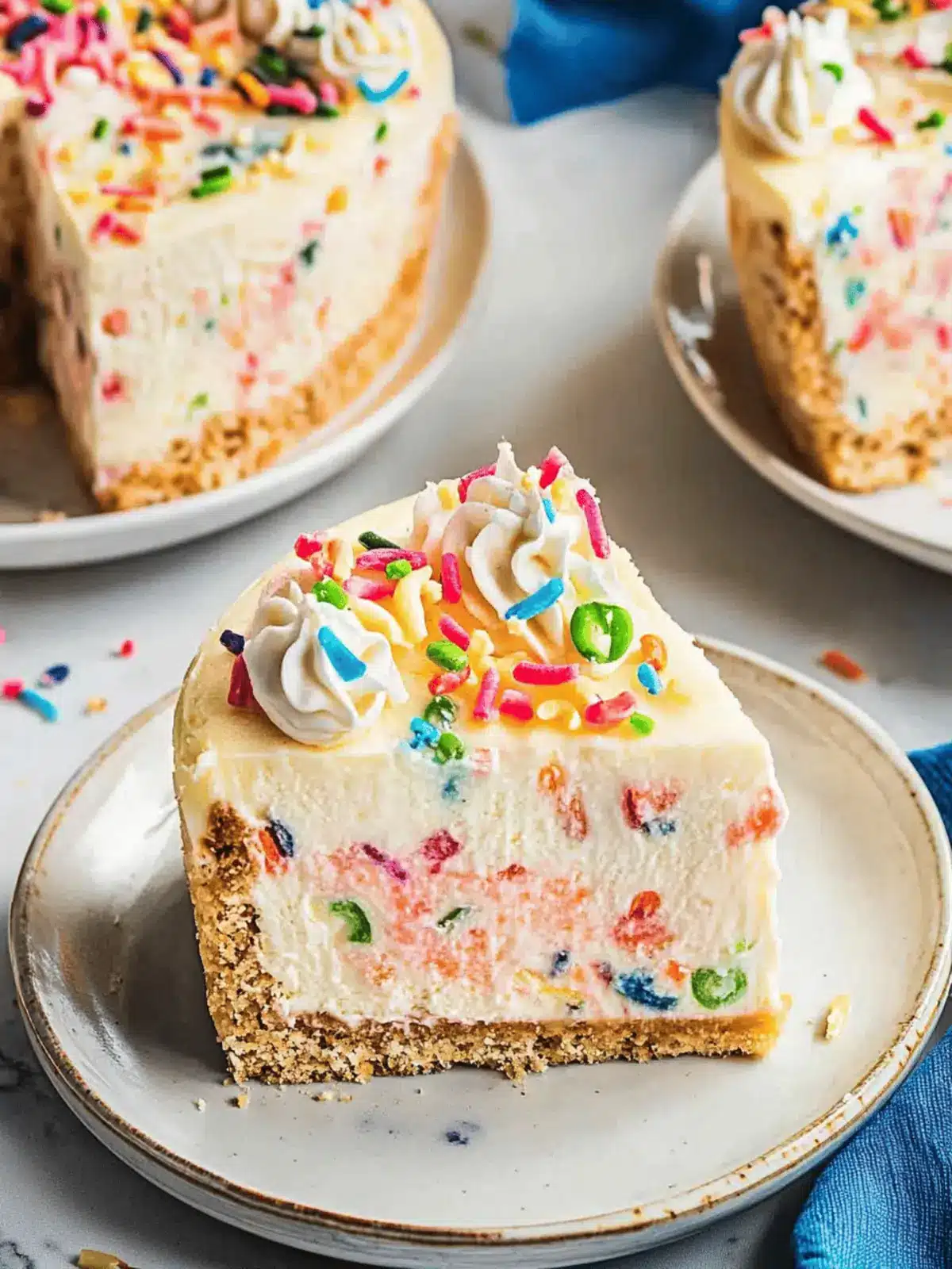 Funfetti Käsekuchen für deine nächste Feier 4 Funfetti Käsekuchen