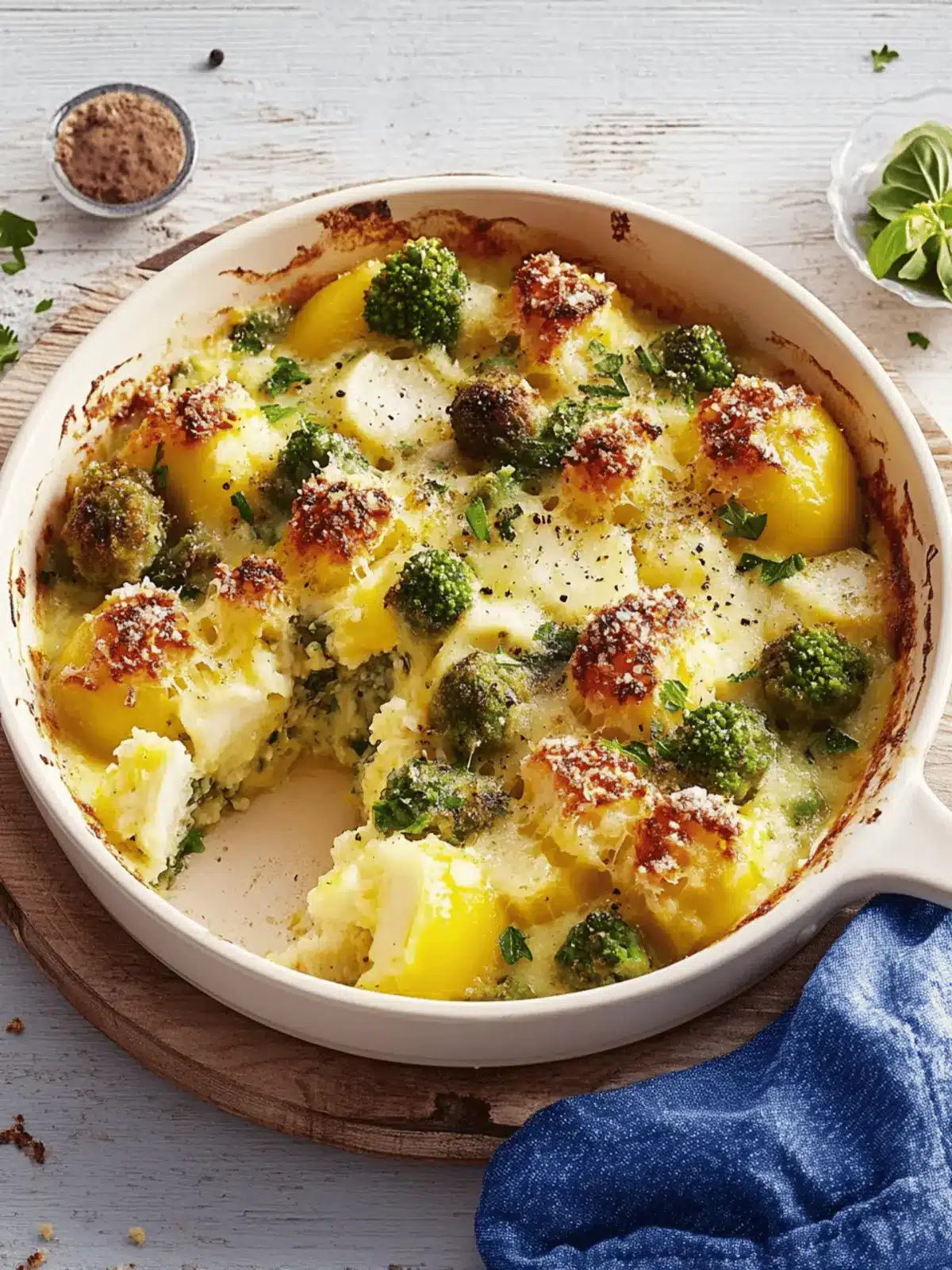 Rosenkohl-Kartoffel-Auflauf