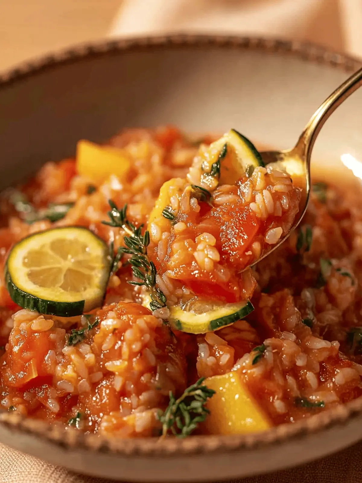 Cremiger Tomaten-Zucchini-Reis für jeden Anlass 4 Cremiger Tomaten-Zucchini-Reis