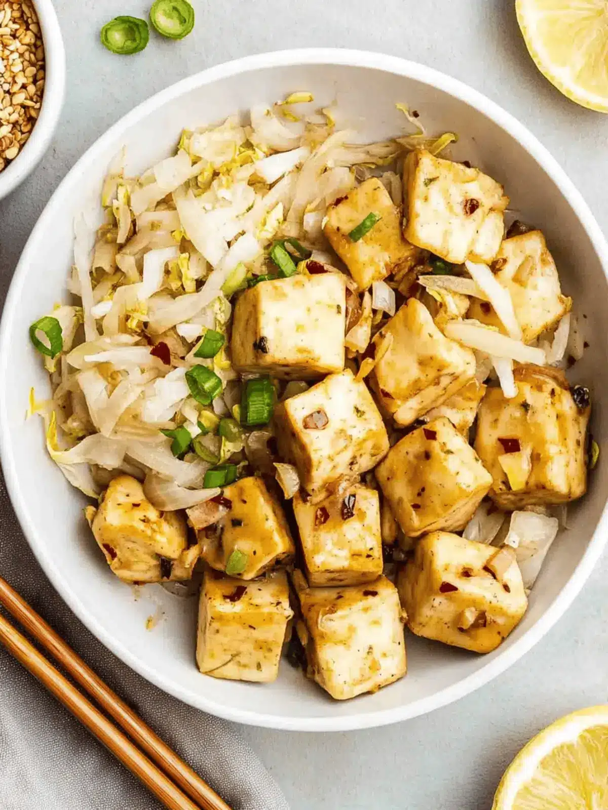 Tofu Kohlgemüse Pfanne – Schnelles und gesundes Gericht 2 Tofu Kohlgemüse Pfanne