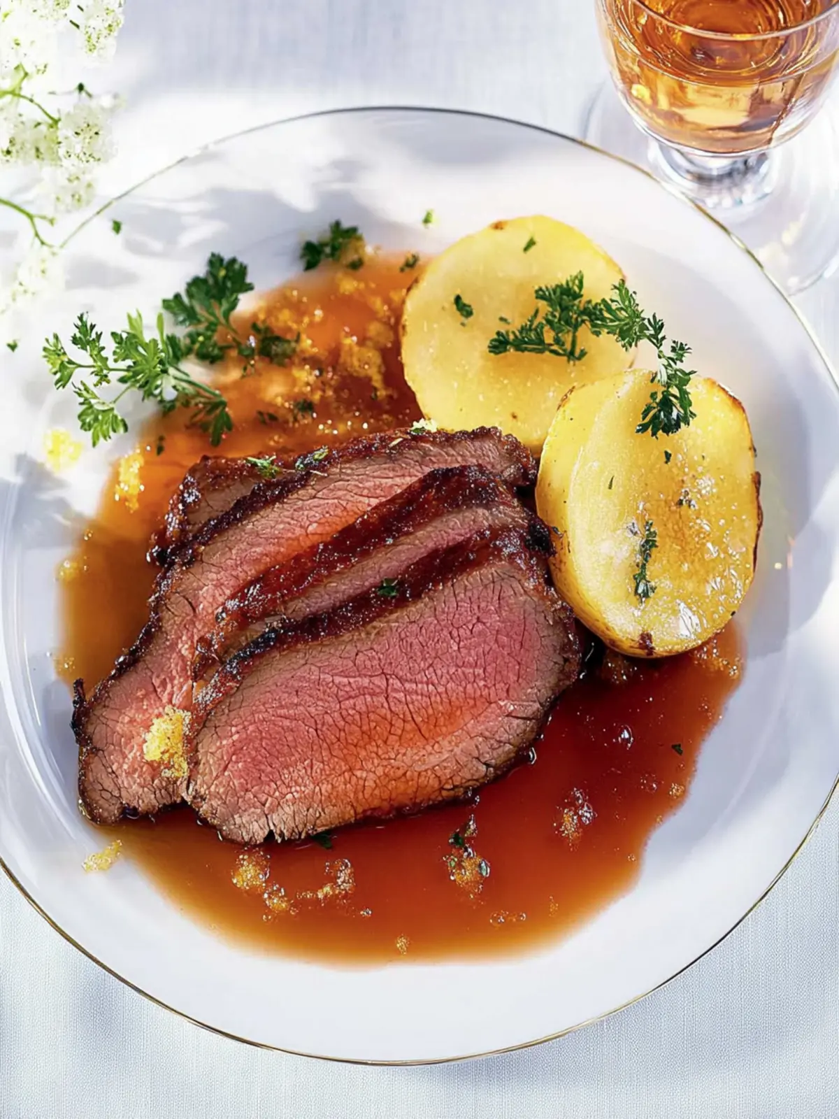 Saftiger Schmorbraten mit viel Sauce für Genießer 2 Saftiger Schmorbraten mit viel Sauce