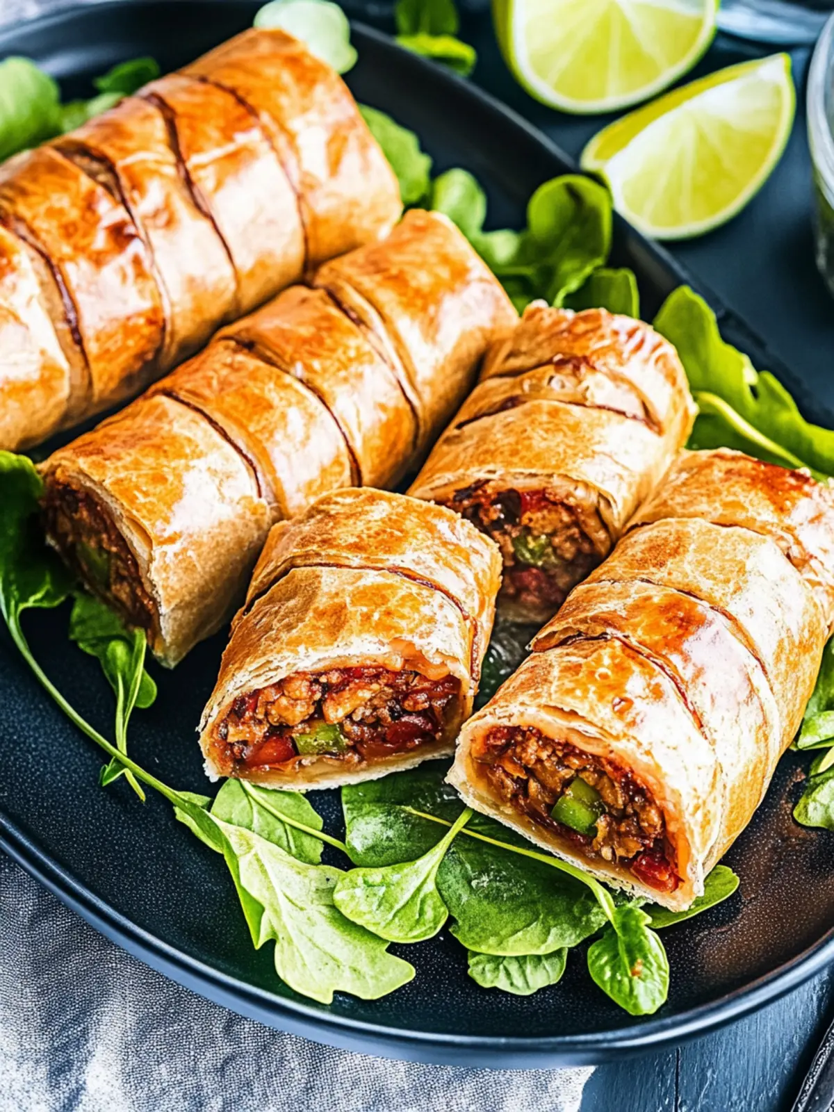 Puff Pastry Mit Hackfleisch Und Käse Begeistern 2 Puff pastry filled with minced meat and cheese