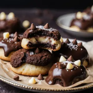 Rocher Plätzchen: Nougat & Schoko Kekse für Weihnachten 2 Rocher Plätzchen: Nougat & Schoko Kekse für Weihnachten