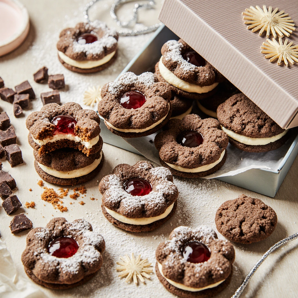 Schwarzwälder Kirsch Plätzchen für Festliche Anlässe 2 Schwarzwälder Kirsch Plätzchen für Festliche Anlässe