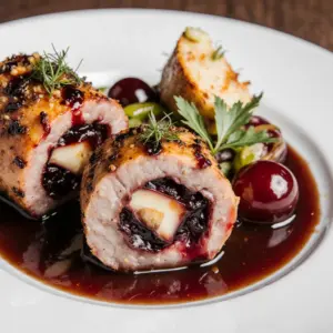 Mini-Rouladen mit Schwein, Rotkohl & Pflaumen Genuss 2 Mini-Rouladen mit Schwein, Rotkohl & Pflaumen Genuss