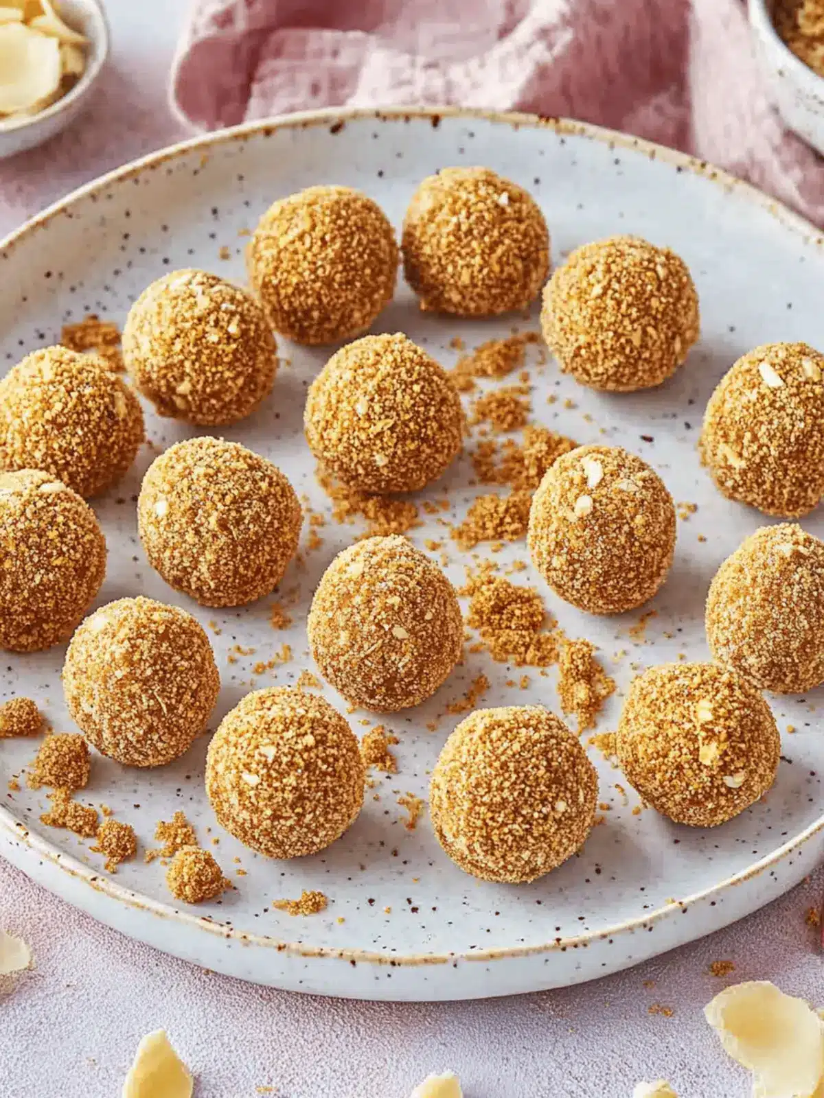 Spekulatiuskugeln mit Frischkäse ganz einfach selber machen 2 Spekulatiuskugeln mit Frischkäse