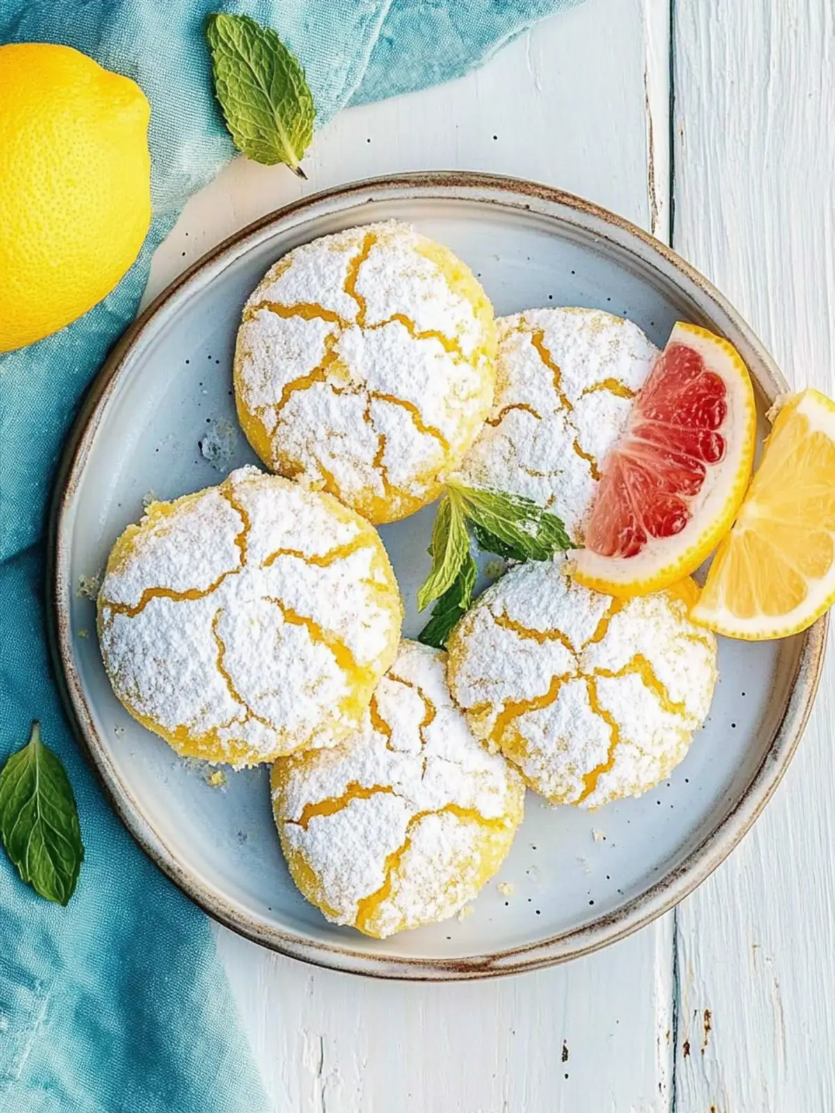 Zitronenkekse mit einem Hauch von Salz 4 Zitronenkekse