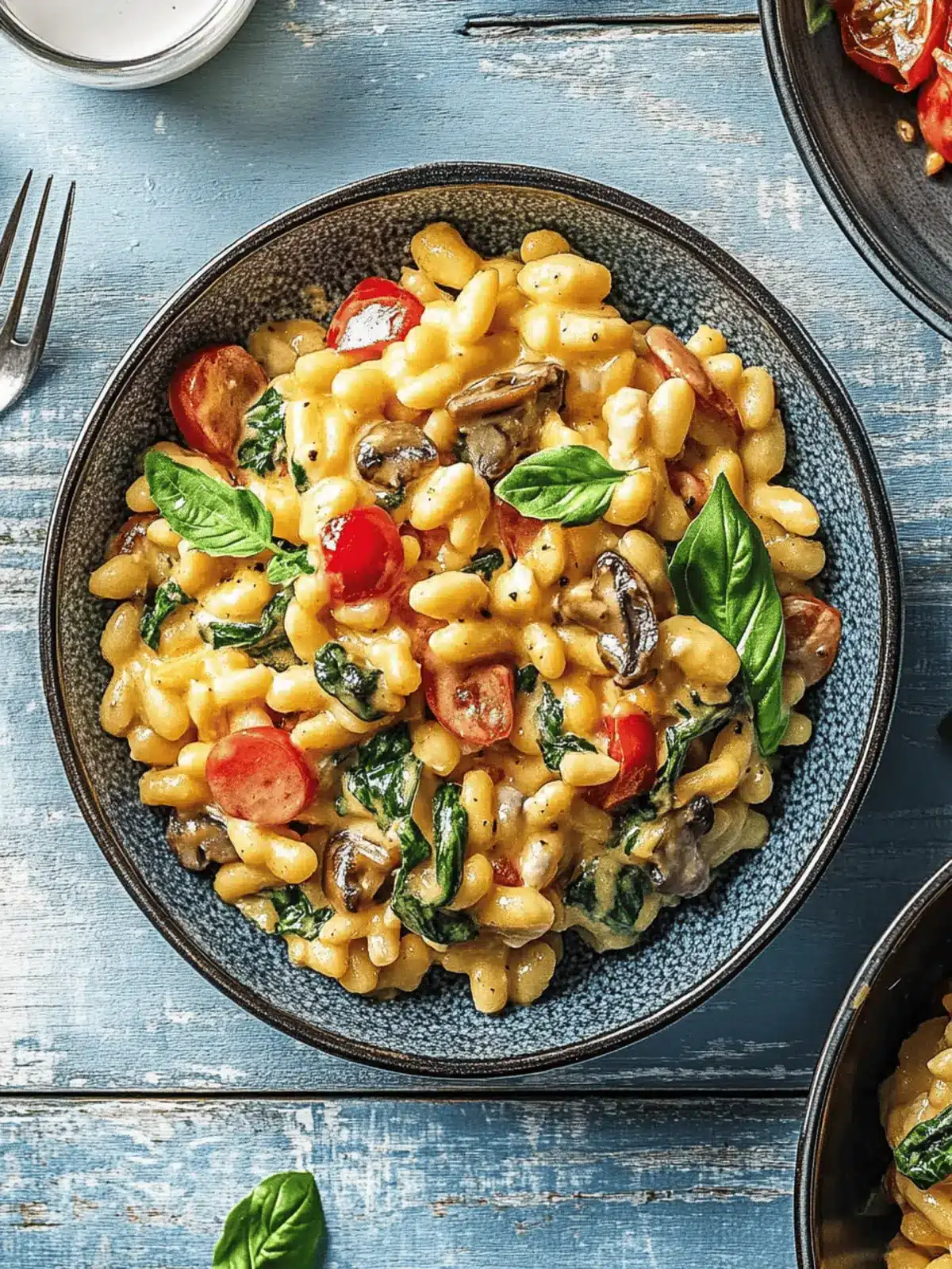 Leichte Spinat-Spätzle-Pfanne ganz einfach selber machen 2 Leichte Spinat-Spätzle-Pfanne